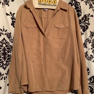 Brown Button Down